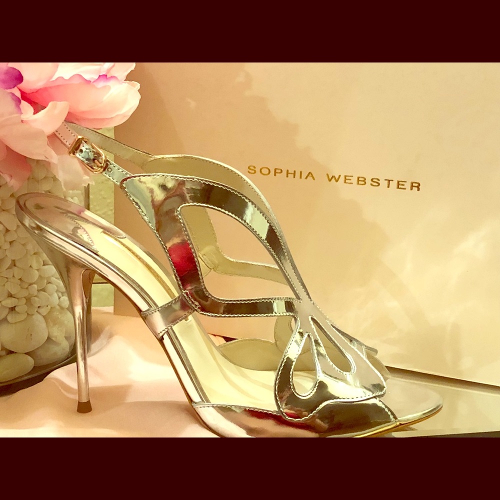 Sophia Webster sling back heels- NWT, BOX,DUST BAG